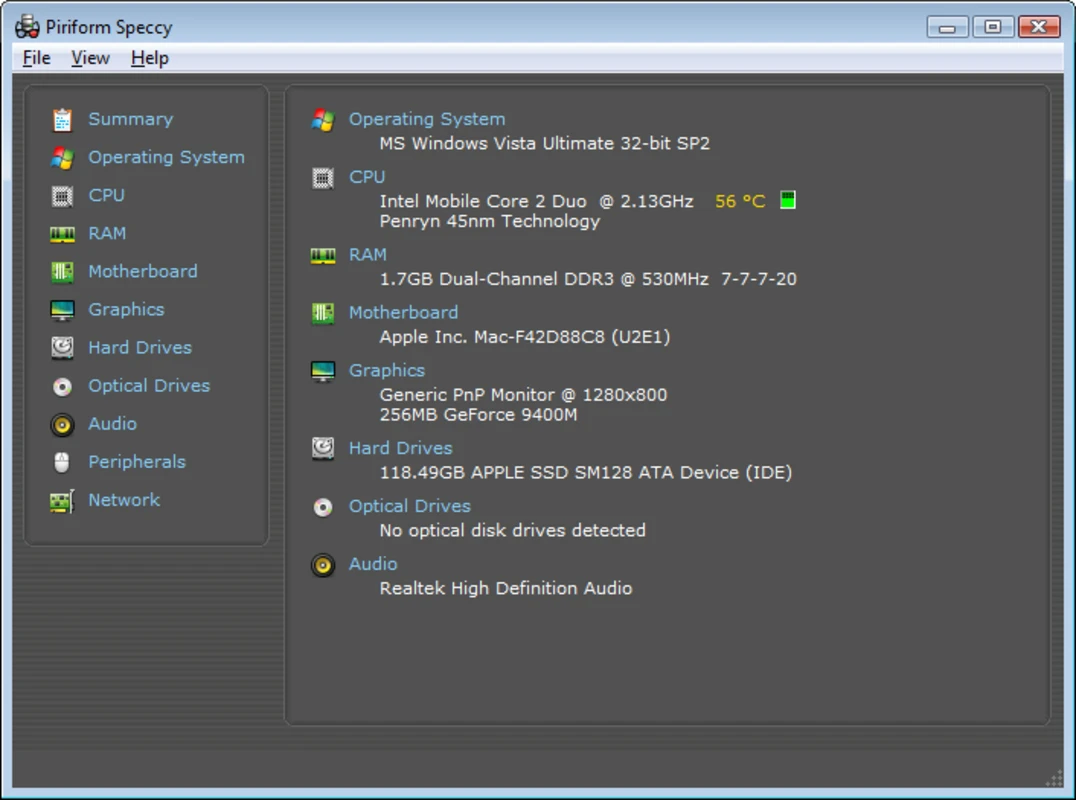 Processor and board specification pane