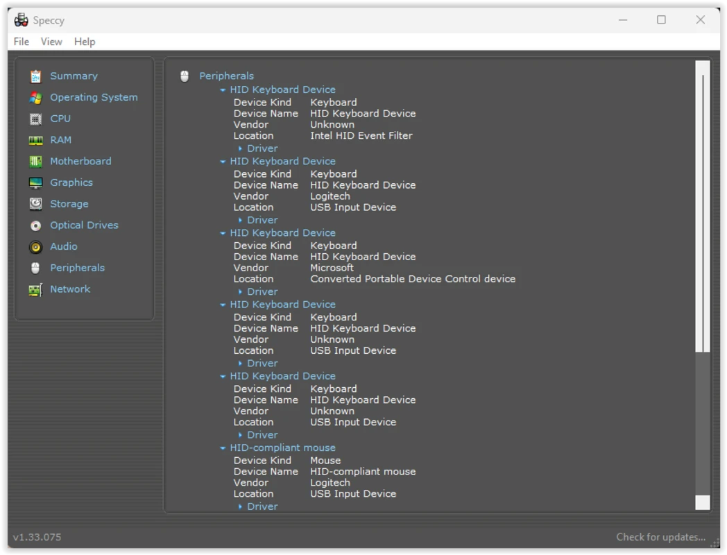 Attached volumes and partition map